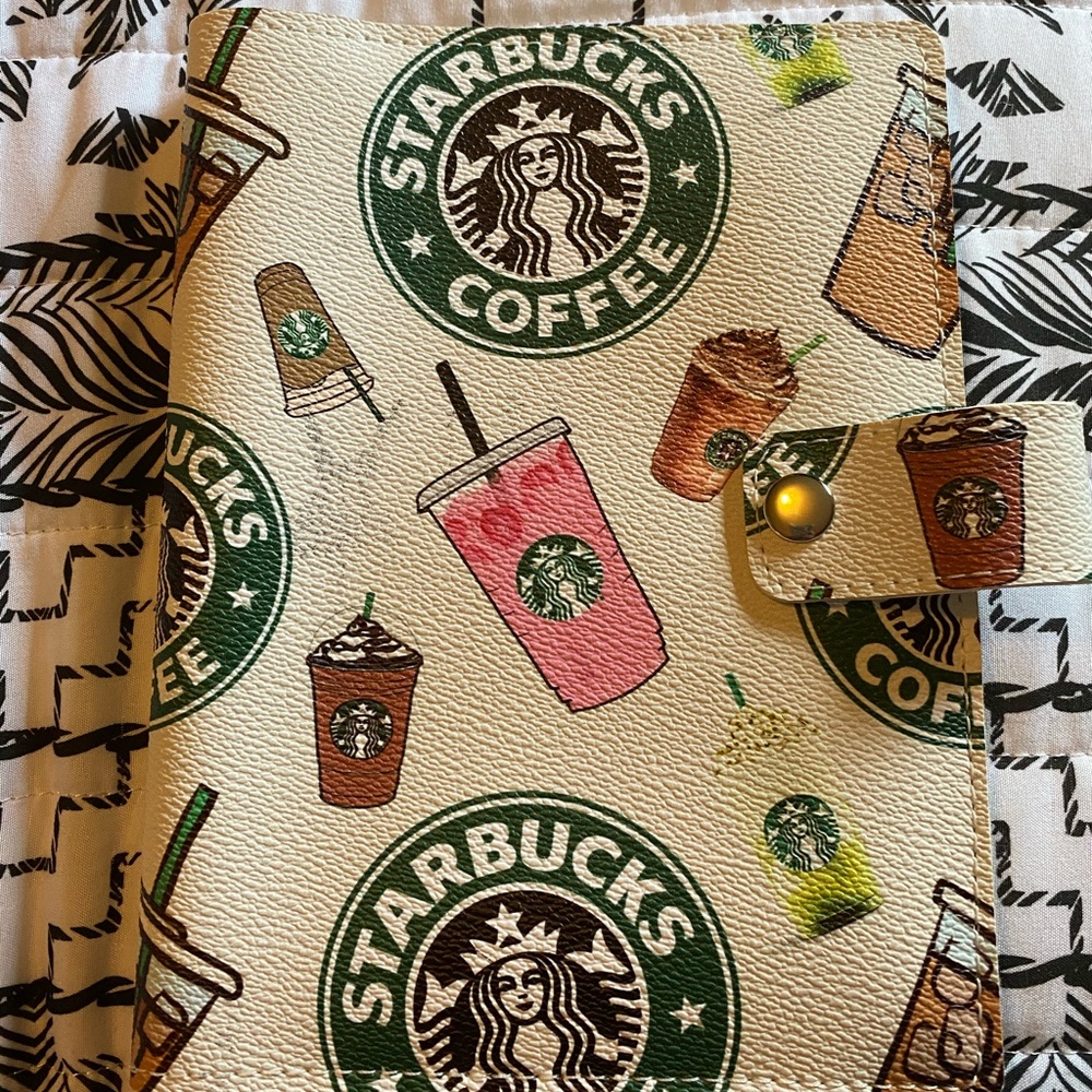 Adorable Starbucks B6 planner cover.